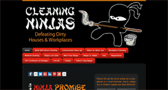 Desktop Screenshot of cleaningninjas.com